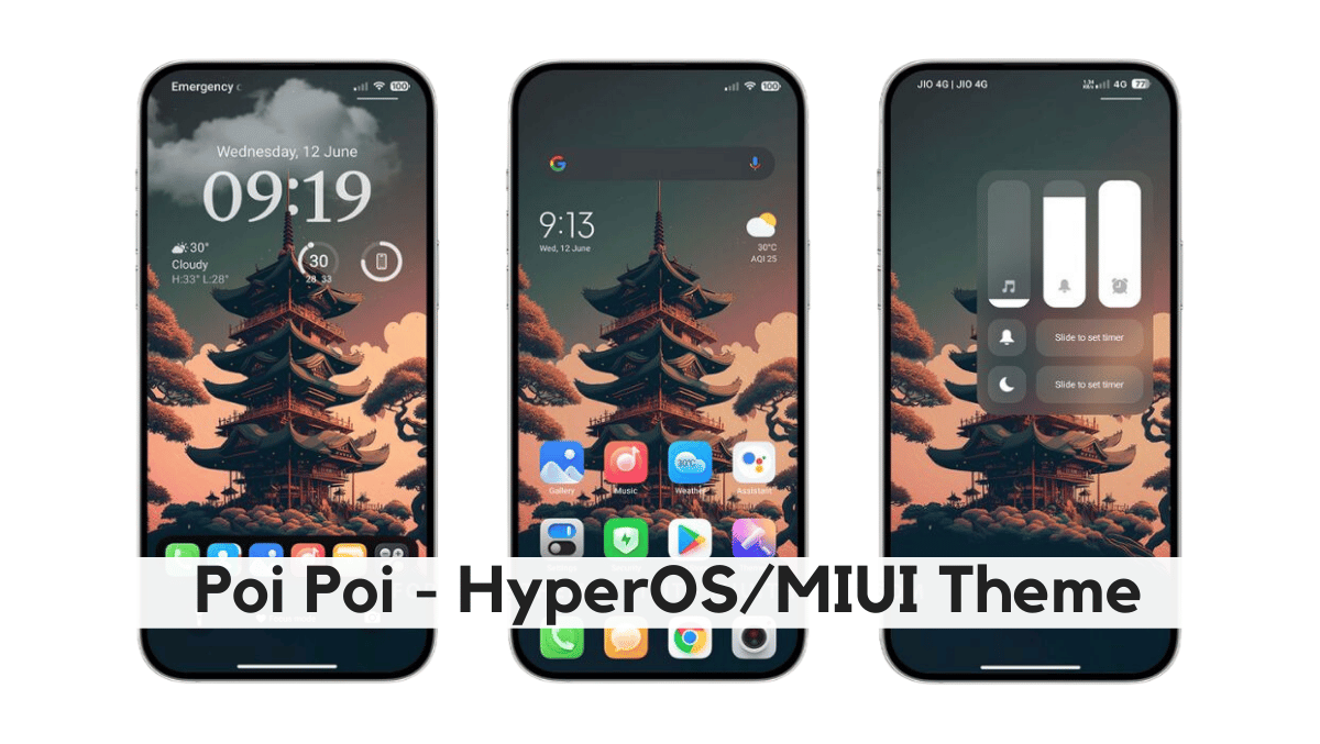 Poi Poi HyperOS Theme with iOS Experience for Xiaomi Phones